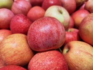 Apples in the market