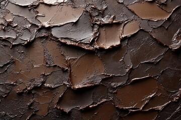 Chocolate Makeup Texture Close Up
