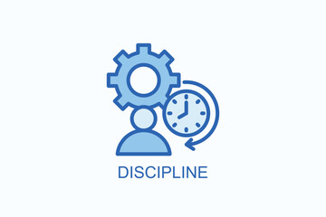 Discipline Icon Or Logo Isolated Illustration