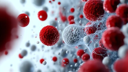 Biotechnologydriven personalized medicine, AIassisted analysis, 3D illustration