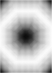 Fond de pointillisme en demi-teintes. Fond de texture en dégradé de grains avec des points. Motif en demi-teintes en dégradé de points. Effet de pointillés sable, grain, grunge. 