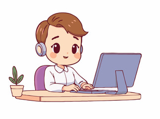 Webinar and Virtual Workshop Illustration