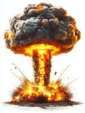 
terrible explosion