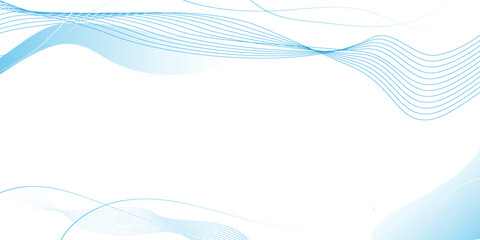 Abstract light blue composition with flowing shapes.