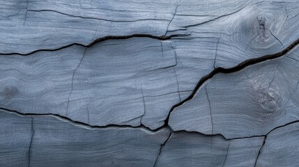 Obraz premium Cracked wood texture, nature background, design element