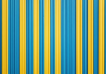 Fototapeta premium Abstract blue and yellow striped background with copy space