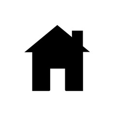 home icon on a white background