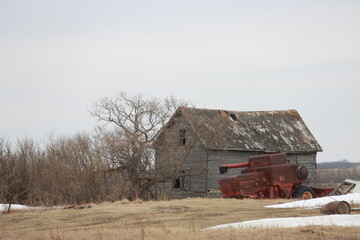 Winter Saskatchewan Scenery with animals, frost, fog, abandoned places, churches and more.