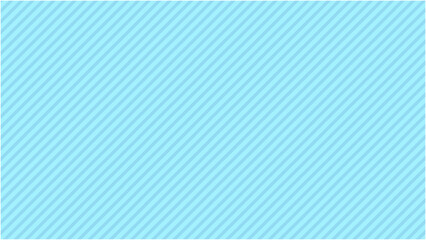 Naklejka premium 夏に使える斜めのかわいいストライプ模様背景 チラシ・Web・動画背景素材16:9サイズ 水色 ブルー 