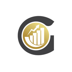 Letter G vector logo template, Colorful Letter G logo, Financial Company Logo, Financial Institute Advisors Logo Design Template Vector Icon