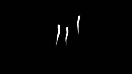 Heat Gas Steam Loop Hand Drawn Animation Overlay