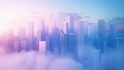 Digital Rendering Of A Downtown Building In Simulation City, Created Using Computer Technology For A Realistic Representation Of The Structure.