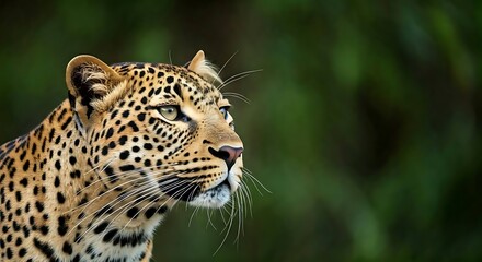 Obraz premium Portrait of a leopard.