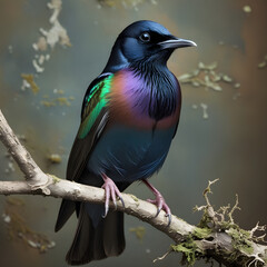Fototapeta premium red winged blackbird