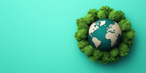 net zero efficiency innovation. Artistic representation of a globe encircled by clean energy innovations, symbolizing efficient pathways to net zero