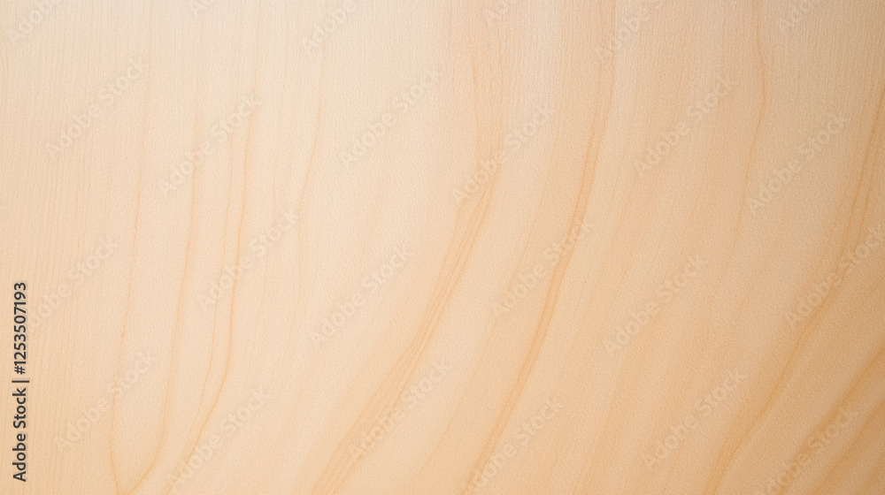 Poster Light brown wood texture with subtle grain patterns, creating warm and inviting background for design or decorative purposes