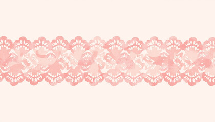 Delicate lace patterns in soft pink hues add a touch of elegance to any creative project or decor setting