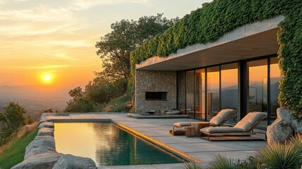 Sunset Luxury Villa with Infinity Pool