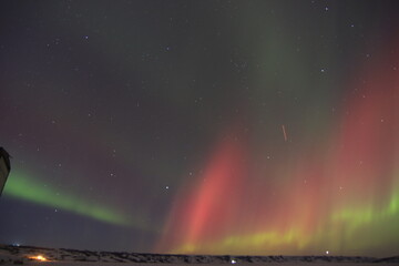 Aurora over the Qu'Appelle Valley at Fairy Hill, Saskatchewan.