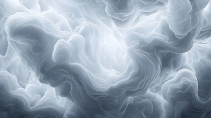 Obraz premium Ethereal clouds background for graphic design or presentations with bright center & swirling patterns ideal for calming or dreamlike themes