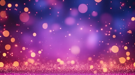 Glittering light burst backdrop. Magic glow bokeh design. Pink sparkles illuminate. Suitable for celebration