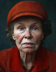 portrait of old woman