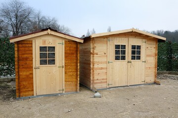 Wooden Storage Sheds Designed for Use in Your Garden or Backyard for Various Needs