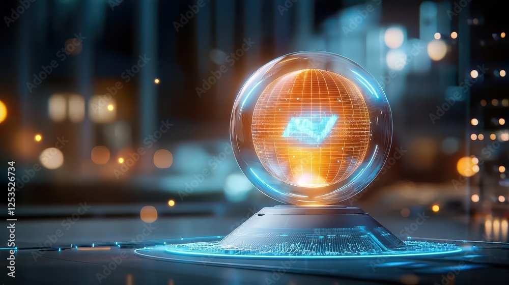 Poster power-efficient computing, glowing digital circuits emitting warmth and optimism, creating an aura o