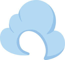 Dust cloud. Comic book little smoke puff stream clouds, cloud puffs silhouettes flat vector illustration icon. Cartoon tiny smoke cloud on white background.