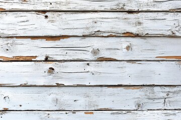 Obraz premium Weathered White Wooden Planks Background