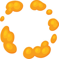 Comic explosive fire cloud game effect vector icon. Bomb blast with smoke 2d war icon illustration design. Danger flammable firework with heat light trail. Isolated burning and fiery power speed attac