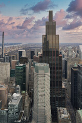 Obraz premium Aerial view of Manhattan, New York.
