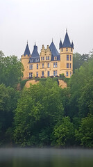 Obraz premium The ancient castle in the Czech Republic 