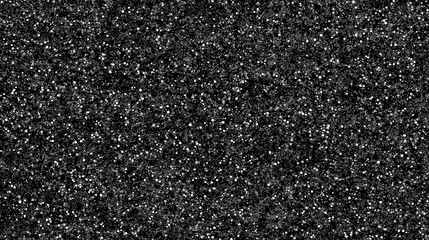 A seamless white grainy noise texture with glitter and sparkles, creating an abstract, rough background. Ideal for design, print, wallpaper, or banners with copy space, featuring a high-resolution whi