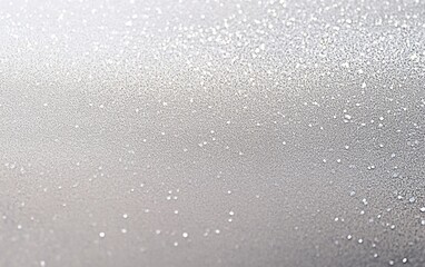 Fototapeta premium Close-up of water droplets on a glass surface with light reflection and soft blurred background