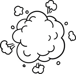 Crayon speech bubble children icon. Round, cloud and star frame for text. Chalk texture dialog speech balloon. Crayon bubble for talk and children comic design. Vector illustration on white background