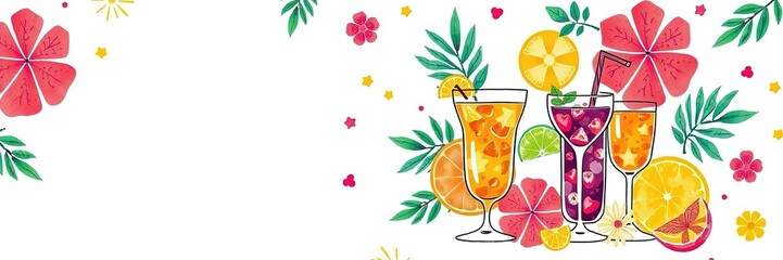 Vibrant Summer Soiree: Cocktails and Decorations to Elevate Your Celebration