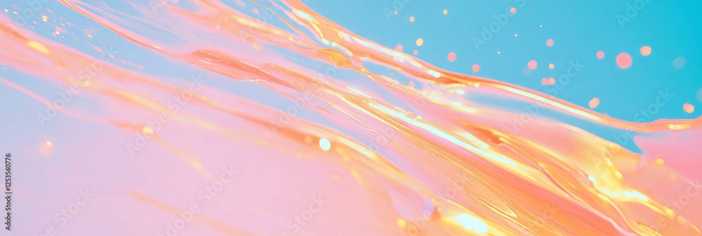Aufkleber dynamic splashes of color create an energetic background for vibrant designs