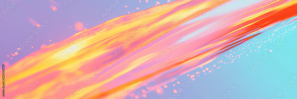 Aufkleber Vibrant abstract splashes of color creating an energetic and exciting background
