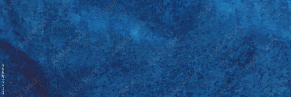 Poster deep indigo cotton fabric with chambray weave creates distinct textured appearance