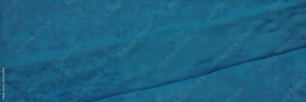Poster deep indigo cotton fabric features a chambray weave with a textured, lightweight appearance