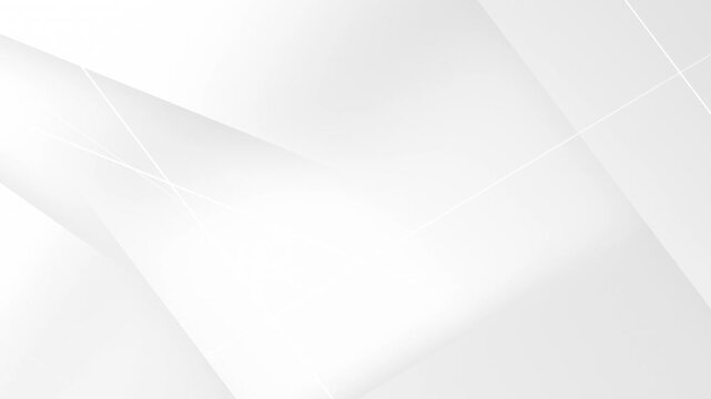 4k White luxury background with grey shadow diagonal stripes. Light elegant animated dynamic abstract BG. Trendy geometric neumorphism. Minimal sale modern backdrop. Deluxe polygon business template 