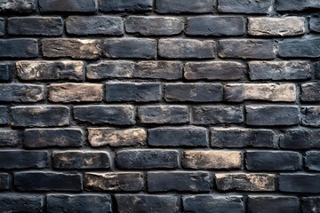 Exclusive brick background wall, classic modern touch. Dark brown, cream and soft gray brick look elegant, artistic lighting texture creates dramatic effect, suitable for luxurious interior decoration