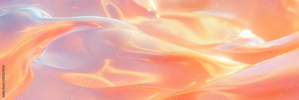 Poster Flowing curves and smooth transitions create a graceful and fluid visual experience