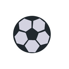 Fototapeta premium color symbol game soccer ball competition sport, hand drawn vector illustration