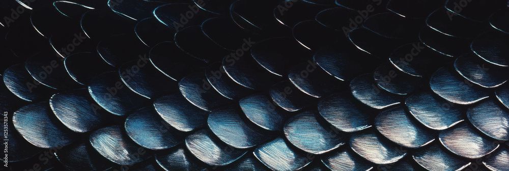 Poster detailed hand-drawn snake skin texture showcasing three-dimensional depth for design use
