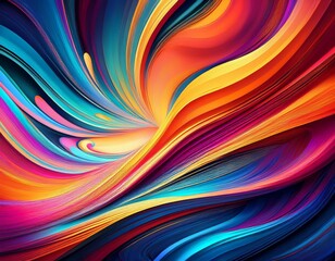 colorful abstract graphic wallpaper ai generate