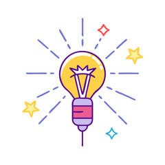 spark inspiration icon, spark inspiration vector illustration-simple illustration of spark inspiration, perfect for spark inspiration logos and icons