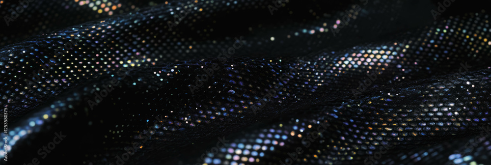 Poster hand-drawn snake skin pattern with stylized scales and artistic details for decorative use