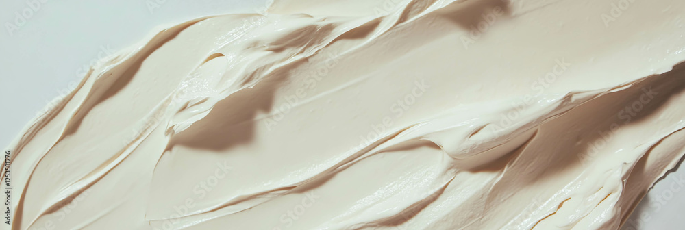 Poster light beige cement wall texture creating a smooth and matte surface for decorative purposes